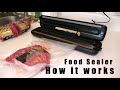 Vacuum food sealer how it works