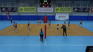 1. SET Milan Atletik - Çengelköy Voleybol Genç Kızlar Maçı