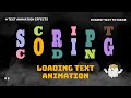Loading Text Animation | Text Effect Animation | CSS  #loading #animation