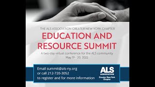 Keynote Speaker  - Pathways and Progress  in ALS 2022