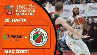 BSL 28. Hafta Özet | Aliağa Petkim Spor 81-80 Semt77 Yalovaspor