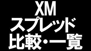 XMのスプレッドの比較と一覧を徹底解説