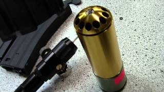 Madbull XM204HP Co2 Grenade Test