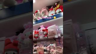 I go to the cute parts of the mall 🙂‍↔️ #sanrio #sanriostore #shibuyala #shoppingvlog #miniso #mall