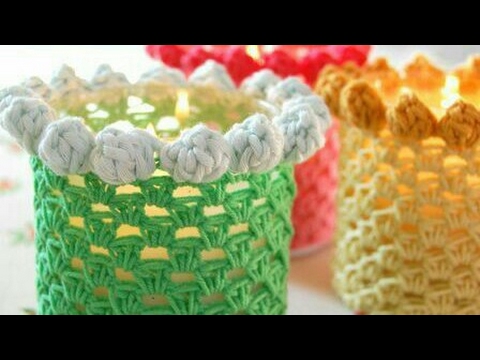 Candle Holder Crochet Pattern