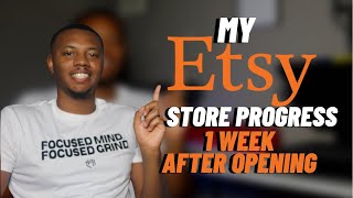 My Etsy Store Progress After 1 Week on Etsy | Being a Entrepreneur is Hard | etsy for beginners 2021