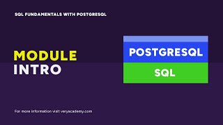 Module Primer | SQL Fundamentals with PostgreSQL