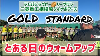 【ラグビー】とある日のウォームアップ🏉〜三菱重工相模原ダイナボアーズ〜