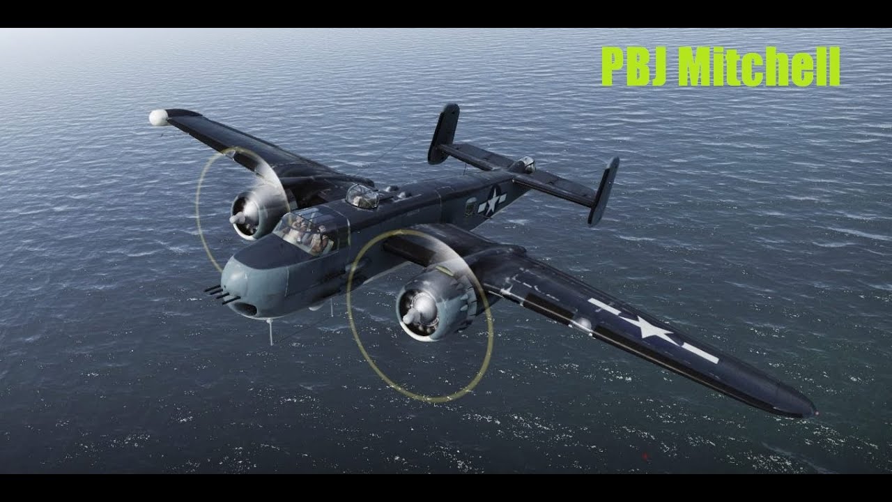 War Thunder 1.49 - Planes [US] - PBJ Mitchell! - YouTube