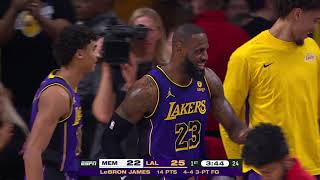 LeBron James Hits 4 Three's In the 1st! 👑🔥 | January 5, 2024