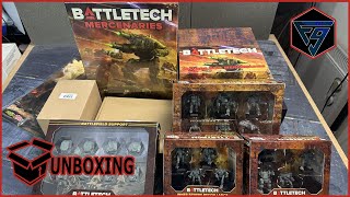 Unboxing Battletech Mercenaries Kickstarter