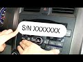 honda cr v radio serial number retrieval guide