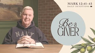 Be a Giver │ Mark 12:41–43 | Pastor Jim Cymbala | The Brooklyn Tabernacle