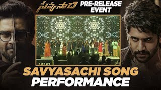 Savyasachi Song Perfomance - Savyasachi Pre Release Event - Naga Chaitanya, Madhavan, Nidhhi