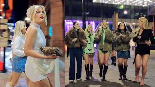 🇬🇧MANCHESTER CITY OF ENGLAND NIGHTLIFE WALK TOUR - 4k