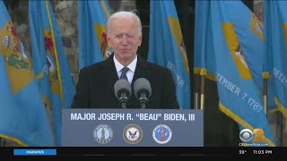 President-Elect Joe Biden Arrives In Washington On Eve Of Inauguration