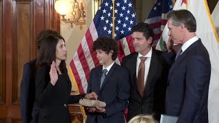 Gov. Gavin Newsom swears-in Justice Patricia Guerrero to the California Supreme Court