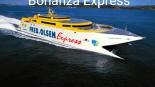 Flota de naviera armas y fred olsen express