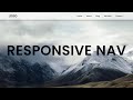 Responsive Navbar Using HTML CSS And JAVASCRIPT | Responsive Nav | Rizowan Ahmed Safi