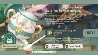 Spices from the West | Event Day 1 | Genshin Impact