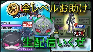 こじやんとタッグ復活 ぷにぷに2【全レベルお助け配信】1から9まで全てお助け配信 おはじきバトル 妖怪ウォッチぷにぷに