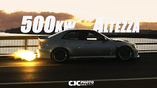 FLAME SPITTING 500KW 2JZ ALTEZZA |4K|