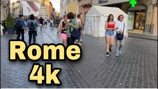 Rome Italy 🇮🇹 4k | Walking Tour | Epi 01