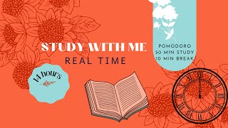 Study with me Live! Real time motivation 10 hrs for today*Pomodoro-50+10* Discord Study room