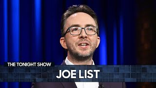 Joe List Stand-Up: Property Taxes, Dumb Friends | The Tonight Show Starring Jimmy Fallon