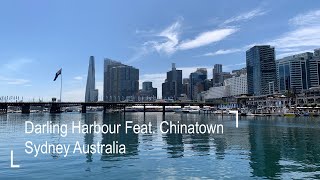 Explore Darling Harbour Featuring Chinatown Sydney Australia | 4K Walking Tour