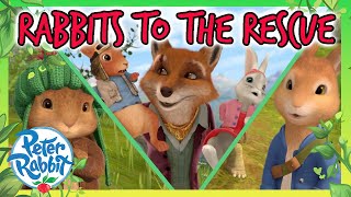 @OfficialPeterRabbit - 🦸Rabbits to the RESCUE! 🦊 | +20 Mins | Cartoons for Kids