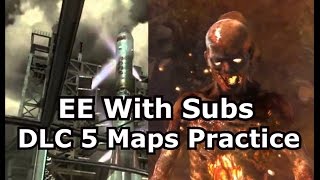EE With Subs DLC 5 Maps Practice (shang, ascension, moon) Black Ops 1 zombies