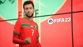فيفا 23 أخيرا ثم استدعائي لكي ألعب مع المنتخب الوطني المغربي | FIFA 23 Career Mode