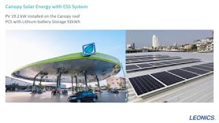 Leonics GEMS (Green Community Energy Management System) in Bangchak gas station