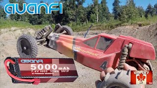 Awanfi RC Lipo Battery Testing In Vintage Traxxas Bandit