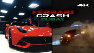 Dubai Street Race FERRARI CRASH!! [4k] Zwingfilms