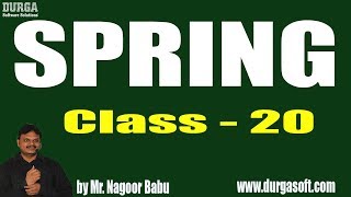 SPRING Programming Tutorial || by Nagoor Babu Sir On 11-03-2019