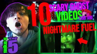 Top 10 SCARY GHOST Videos That Are NIGHTMARE FUEL | NUKES TOP 5 REACTION
