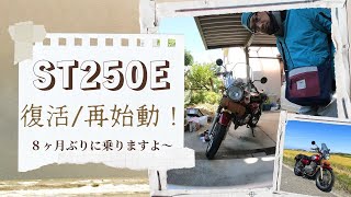 復活！再始動！『ST250E』に８ヶ月ぶりに乗る！