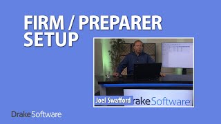 Firm Setup and Preparer Security