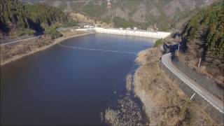 道平川ダム空撮　（荒船湖）