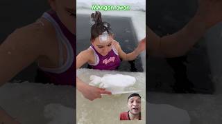 WAYAHE MANGAN AWAN #ice #mermaid #snow #swimming #swim #icequeen #funny #winter #lake #fishing