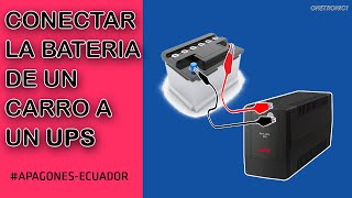 Cómo Conectar una Batería de 12V de un Vehículo al UPS para Mayor Autonomía