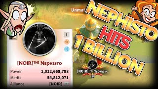 FIRST EVER 1 BILLION POWER Player! Nephisto Makes Call of Dragons History!