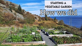 Starting a vegetable garden: A look back at how we did ours. Newfoundland gardening