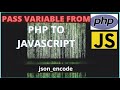 Pass variable from PHP to JavaScript
