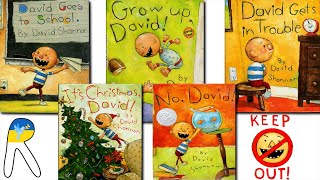 14 min 5 Books of David's adventures - Animated Read Aloud Books for Kids