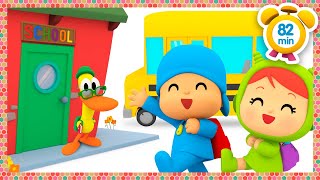 The BEST Back to School Videos | Pocoyo in English - Official Channel | Yanko's First Day | Cartoons