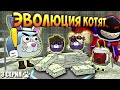 ЭВОЛЮЦИЯ КОТЯТ В ЧИКЕН ГАН ВСЕ СЕРИИ 3 СЕЗОНА. chicken gun evolution cats