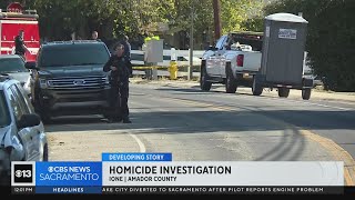 Homicide investigation underway after 1 dead, 2 injured in Ione stabbing